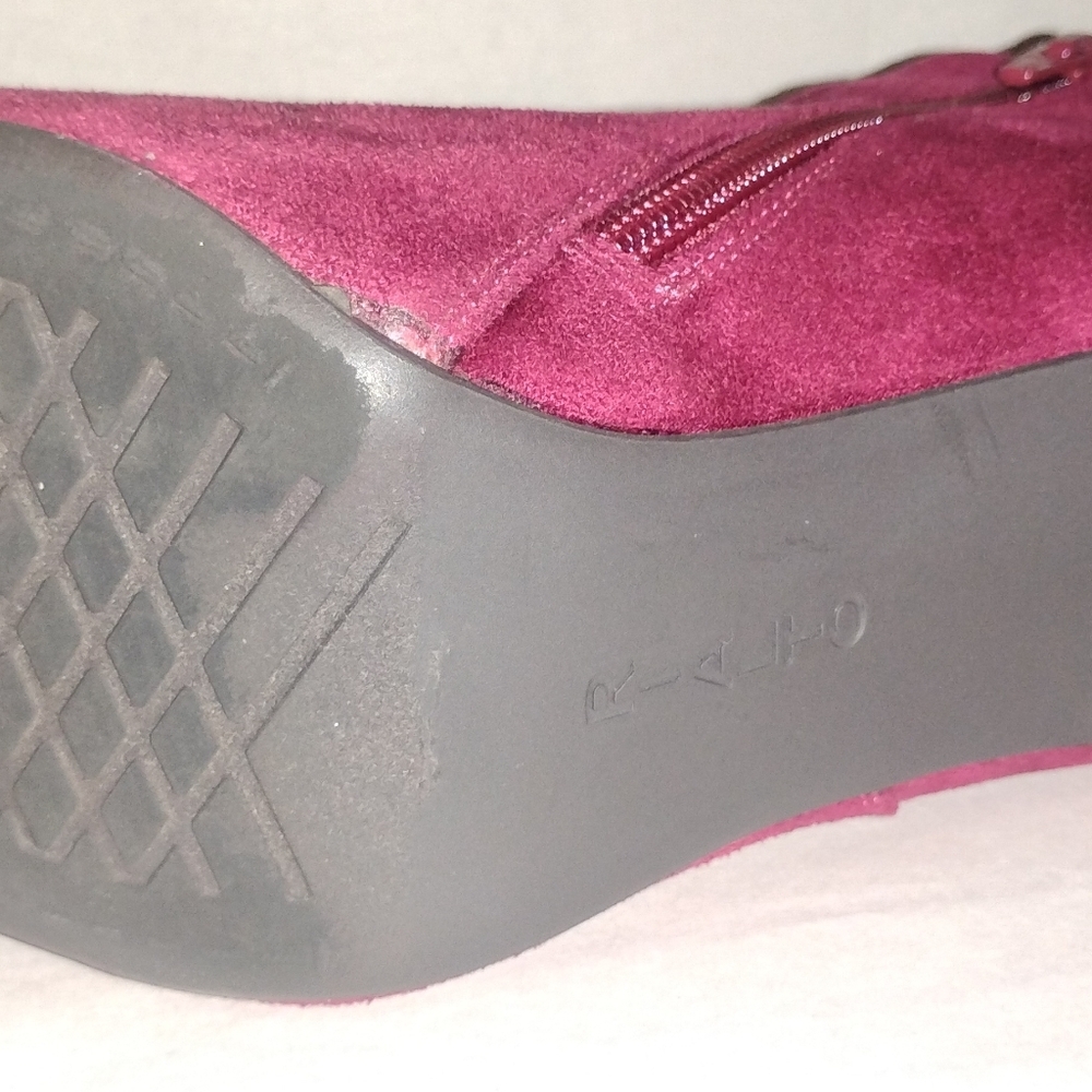 RIALTO Womens Cairo Fabric Closed Toe Ankle Fashion Suede Boots, Size 10M - Picture 9 of 12